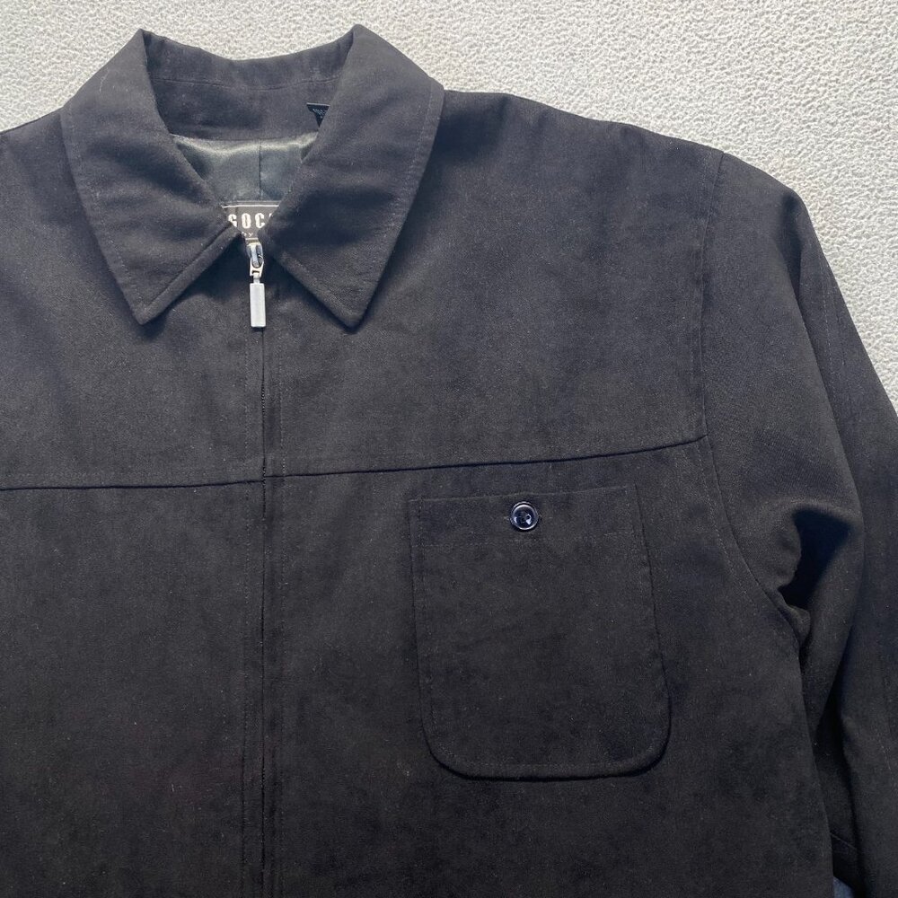 Gochu by KBB Shirt Mens Size XL Black Utility Workwear Pockets Zipper - Picture 12 of 13